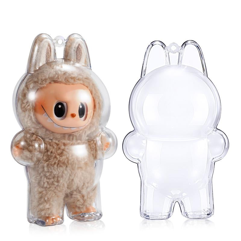 Protective Case for LABUBU Have a Seat Series - Crystal Clear Display Box for the Monsters Figures - Dustproof & Scratch-Resistant,Accessory,Gift Showcase (Doll Not Included)