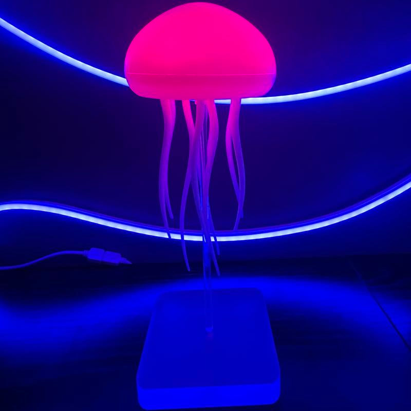 Jellyfish Lamp Real - Soothing Color Changing Aquarium Light for Home