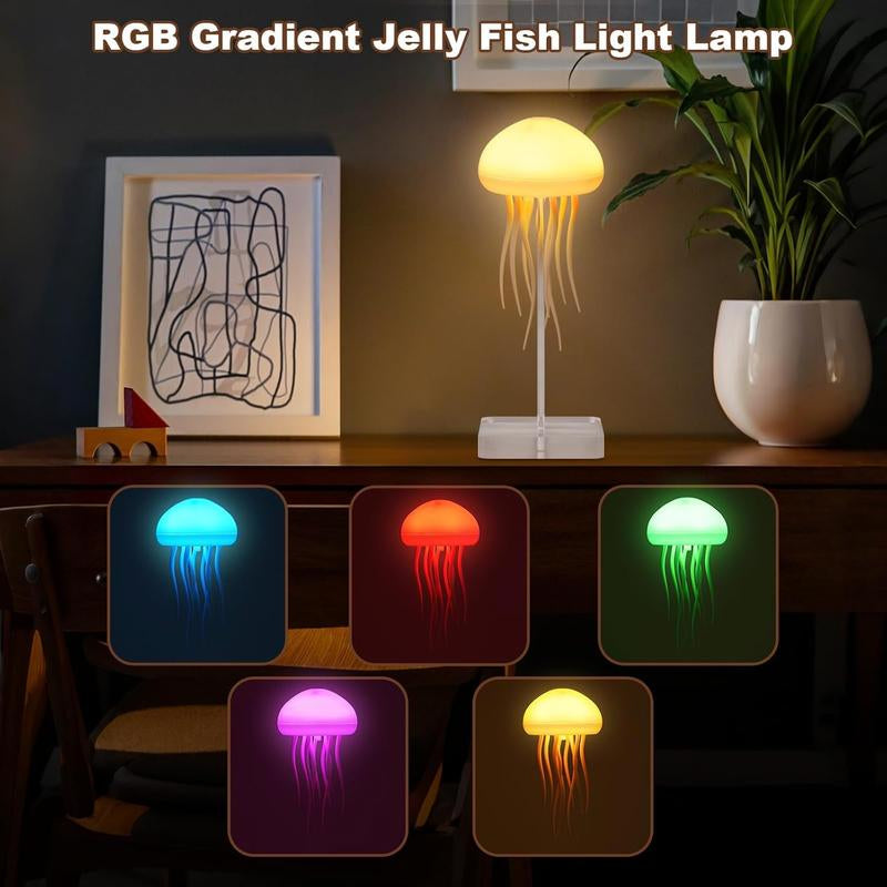 Jellyfish Lamp Real - Soothing Color Changing Aquarium Light for Home